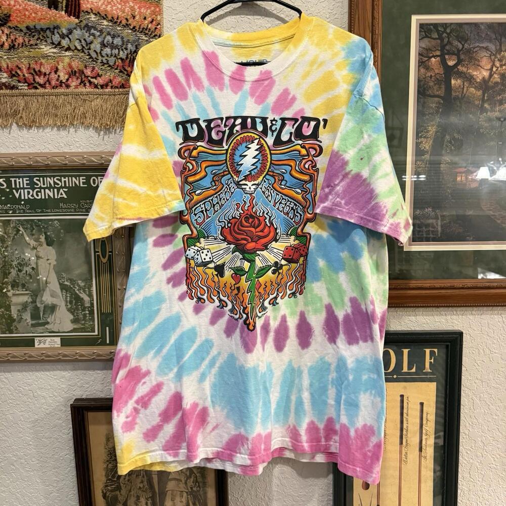 Dead And Company RARE Las Vegas Sphere Opening Night Shirt 2XL Tie Dye